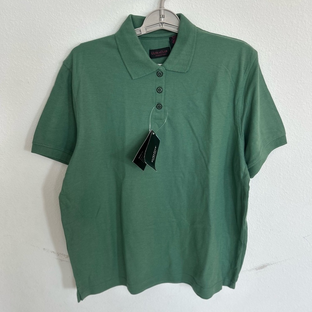 Ultra Club Sage Green Women’s Polo

Size L
NWT